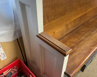 Antique Wooden Church Pew