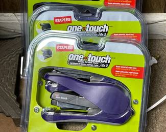 BRAND NEW Staples One-Touch Staplers