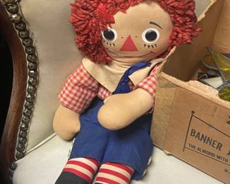 Vintage Raggedy Anne Doll