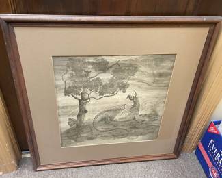 Framed Dragon Artwork