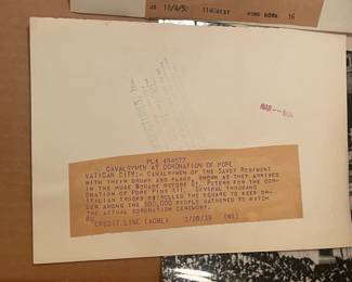 GENUINE Vintage Press Photos W/ ORIGINAL Newspaper Clippings/Info On Back (Some Also Have ORIGINAL Crop/Edit Marks)