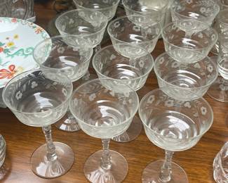 Etched Stemware