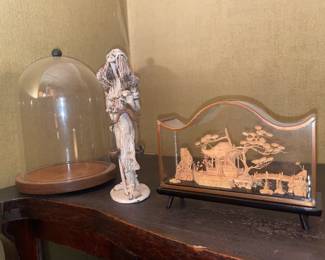 Hand Carved Wooden Diorama