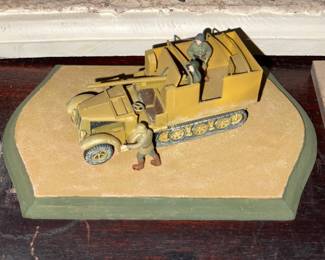 Military Miniature Model Display