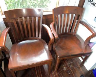Antique Wooden Arm Chairs