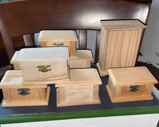 Unpainted Miniature Boxes