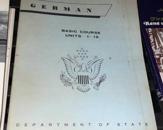 ook Collection (Antique, Vintage, Paperback, Hardcover, Etc.) - Foreign Service Institute German Basic Course Paperback Book