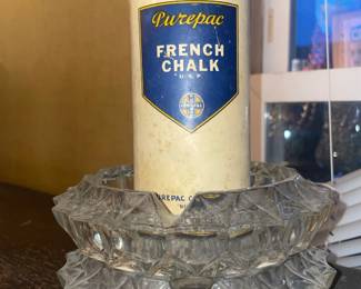 Antique French Chalk Container