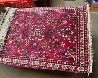 Genuine Antique Royal Sarouk Rug Handmade In Iran W/100% Wool