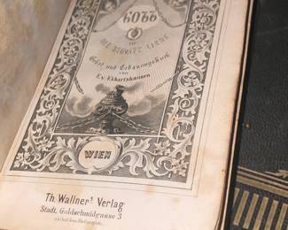 Antique Hardcover German Book