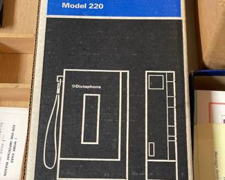 Vintage Dictaphone W/ Box