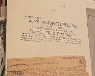 GENUINE Vintage Press Photos W/ ORIGINAL Newspaper Clippings/Info On Back (Some Also Have ORIGINAL Crop/Edit Marks)