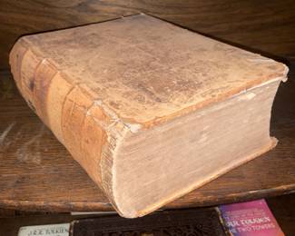 Antique Webster's Dictionary Hardcover Book (1864)
