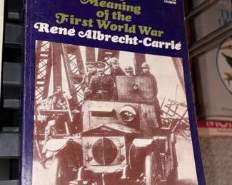 ook Collection (Antique, Vintage, Paperback, Hardcover, Etc.) - The Meaning Of The First World War Paperback Book