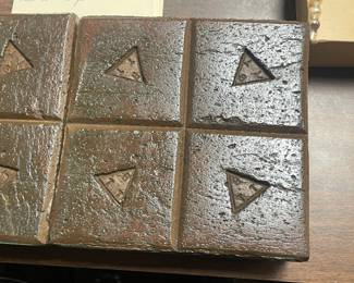 Bookends From Antique Bricks In Texas (1880-1890)