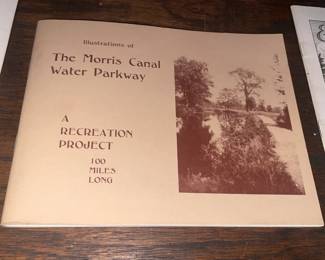 Vintage The Morris Canal Water Parkway Booklet