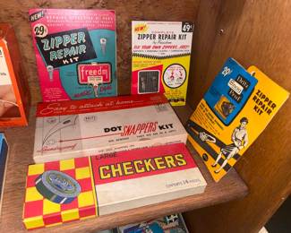 Vintage Sewing Supplies In Original Advertising Packages