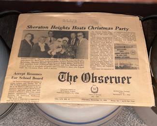 Vintage The Observer Newspaper From Hasbrouck Heights, NJ