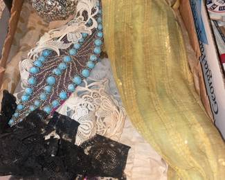 Assorted Sewing Notions, Supplies, Fabric, Etc.