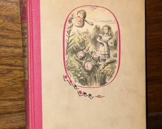 Alice In Wonderland Through The Looking Glass Hardcover Book (1946)