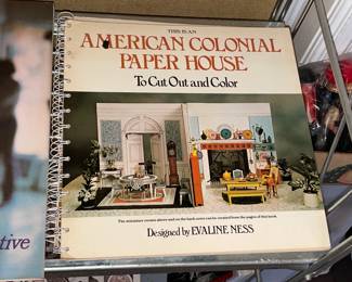 American Colonial Paper House Hardcover Book