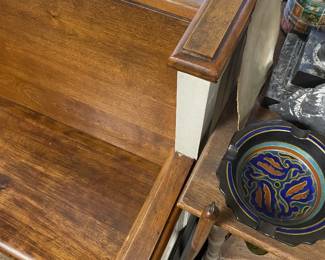 Antique Wooden Church Pew