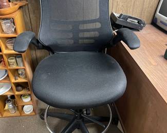 Black Rolling Office Chair