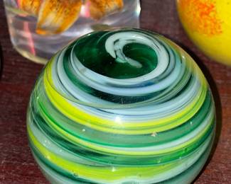 Paperweight Collection (Art Glass, Antique, Etc.)