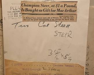 GENUINE Vintage Press Photos W/ ORIGINAL Newspaper Clippings/Info On Back (Some Also Have ORIGINAL Crop/Edit Marks)