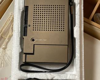 Vintage Dictaphone W/ Box