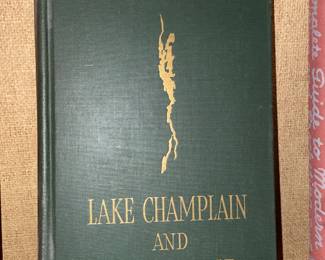 Lake Champlain And Lake George Antique Hardcover Book