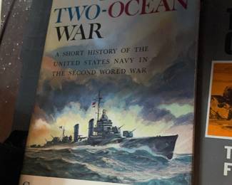 ook Collection (Antique, Vintage, Paperback, Hardcover, Etc.) - The Two Ocean War Hardcover Book
