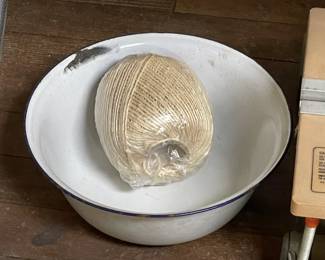Antique Enamel Bowl