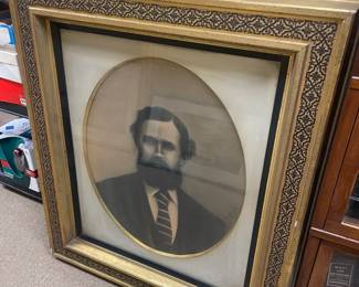 MASSIVE Antique Framed Photo From The Late 1800s
