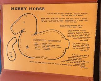 Vintage Toy Patterns Of The 1840 Style Set