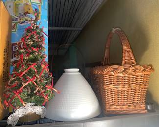 Vintage Milk Glass Lamp Shade