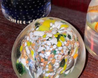 Paperweight Collection (Art Glass, Antique, Etc.)