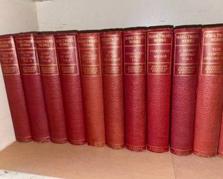 Mark Twain's Works Hardcover Book Set