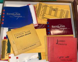 Antique Black & White Photo Folders/Booklets