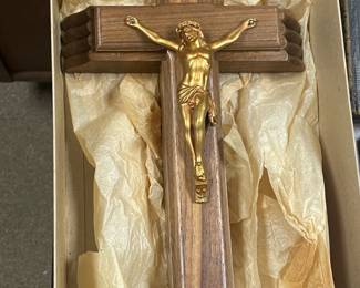 Vintage Sick Call Crucifix W/ Original Box
