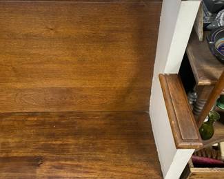 Antique Wooden Church Pew
