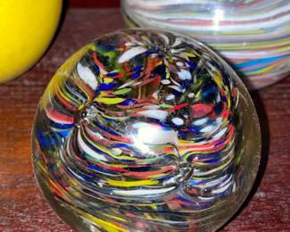 Paperweight Collection (Art Glass, Antique, Etc.)