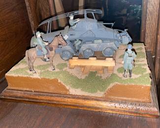 Military Miniature Model Display