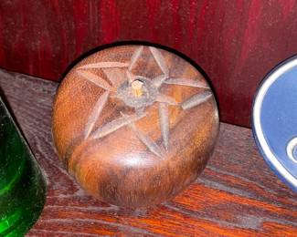 Wooden Apple Paperweight