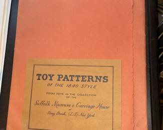 Vintage Toy Patterns Of The 1840 Style Set