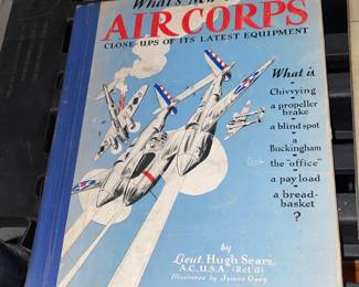 ook Collection (Antique, Vintage, Paperback, Hardcover, Etc.) - What's New In The Air Corps Hardcover Book