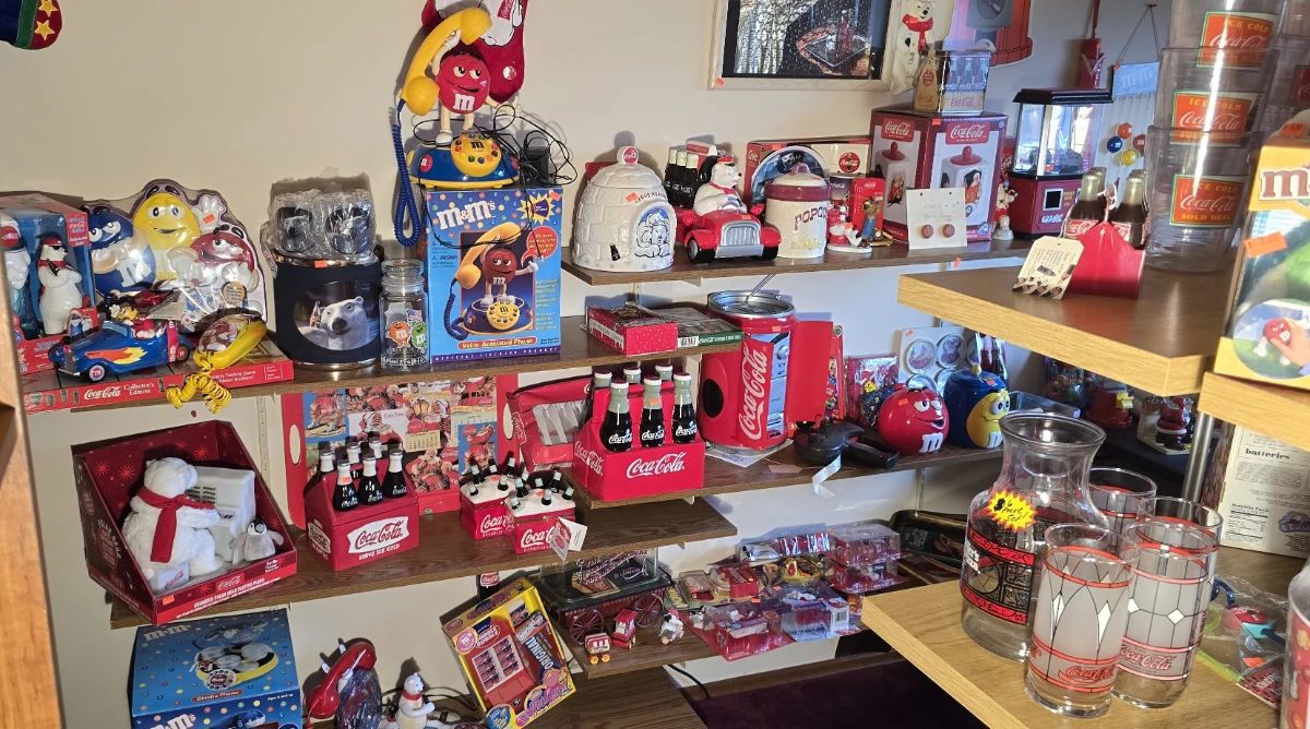 Coca Cola and M&M Collectibles