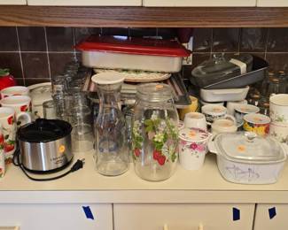 A small sample of the kitchen wares