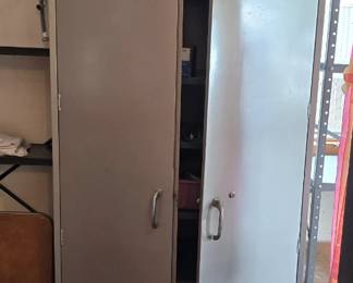 Metal Cabinet with shelves