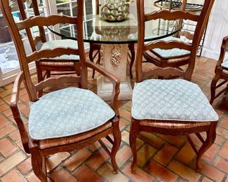 6 custom dining chairs